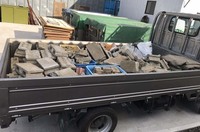 水戸市不用品回収お庭DIYから出てきたコンクリートガラ処分|ランドサービス