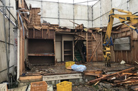 水戸市平須町にて住宅解体の様子｜ランドサービス株式会社
