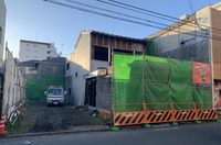 水戸市南町にて店舗兼住宅解体工事の様子|LS