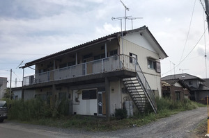 ひたちなか市田彦にて木造アパート解体工事の風景|LS
